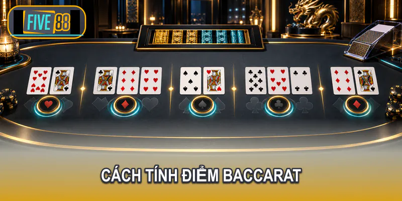 Các lá bài và cách lấy hàng đơn vị trong Baccarat