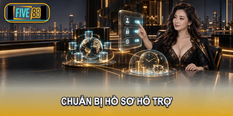 Người dùng chuẩn bị mã giao dịch thời điểm và ảnh lỗi để liên hệ Five88