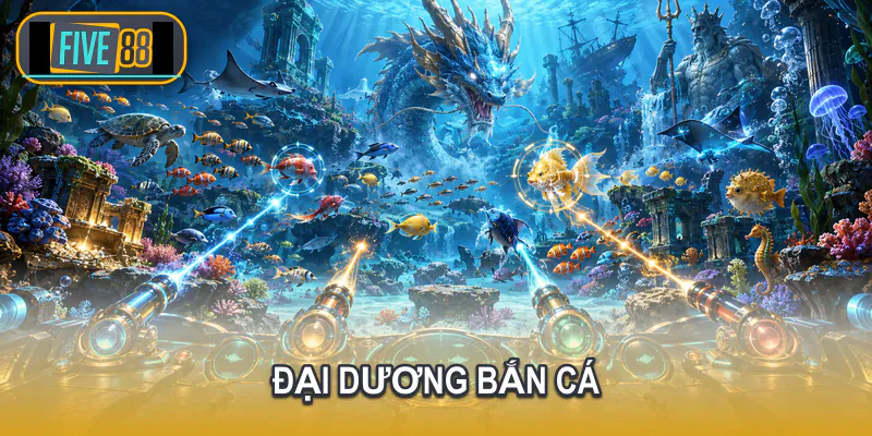 Giao diện phòng chơi Bắn cá tại sảnh Five88