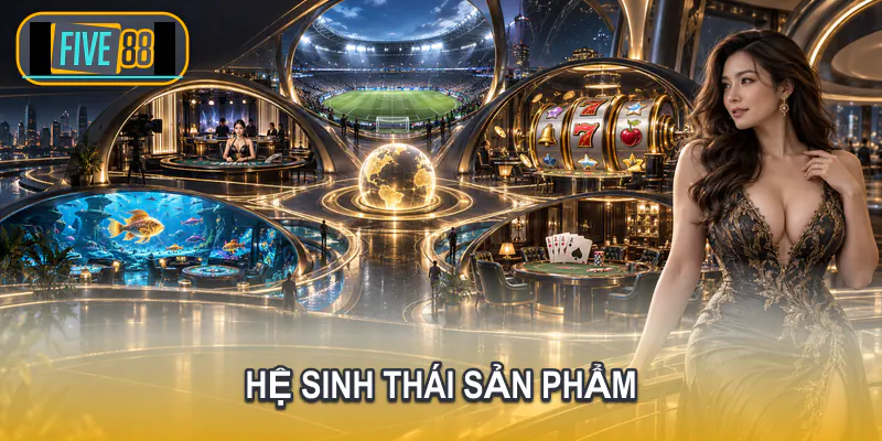 Các khu thể thao casino và trò chơi trong hệ sinh thái Five88