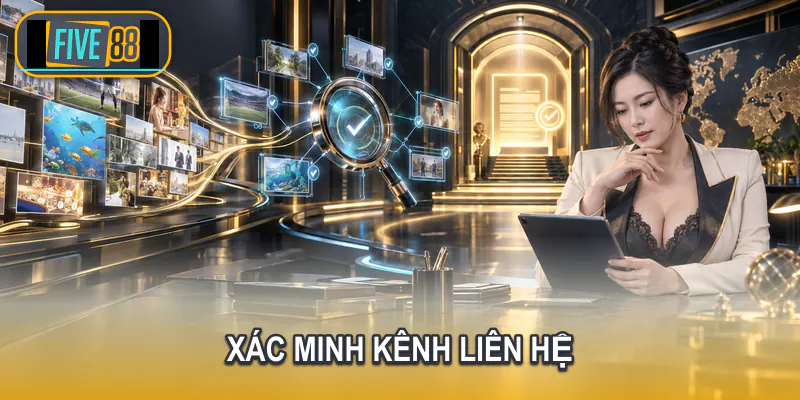 Người dùng xác minh kênh liên hệ Five88 từ website chính thức