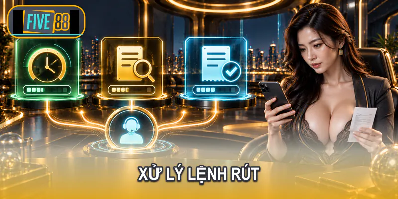 Người dùng đối soát lệnh rút Five88 đang chờ